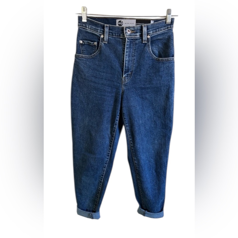 ▶️ Levi’s Silvertab Mom Jeans Womens 26 Y2K High Waist Dark Wash Denim